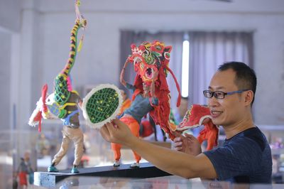 用黏土捏出“骨架彩塑”!有望成为全国艺术教育品牌