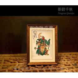 民间皮影手工艺品 文化创意皮影艺术相框定制